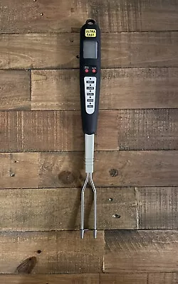 Digital Meat Thermometer Fork For Grilling And Barbecue Fast Instant Read • $17.99