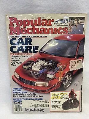 1987 May Popular Mechanics Magazine Vtg - Car Tobacco Tech Alcohol Ads - Reader • $6.95