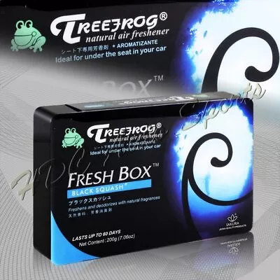 1 X Tree Frog Black Squash Natural Extreme Car Air Freshener Fresh Box Universal • $9.45