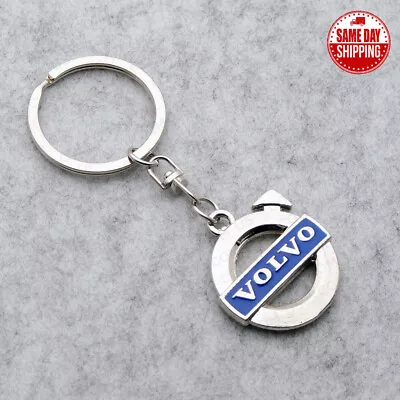 For Volvo 3D Logo Sport Alloy Car Home Key Keychain Ring Decoration Gift Chrome • $9.99