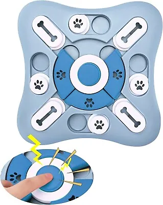 Dog Puzzle Interactive Squeaky Toys Pet Puppy Cat Treat Dispenser Game Fun UK • £12.99