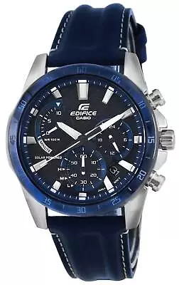 Casio Edifice Solar Chronograph EQS-930BL-2A 100M Watch • $237.19