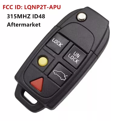 Replacement For Volvo C30 C70 S40 S60 S80 V50 LQNP2T-APU Flip Remote Key Fob 5B • $32.99