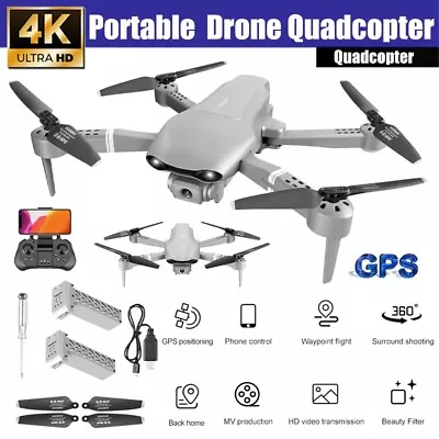 4DRC F3 GPS FPV RC Drone Quadcopter With 4K HD Camera Follow Me 2022 NEW. • $96.99