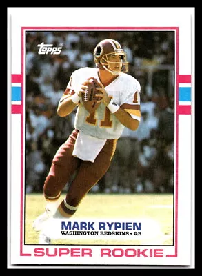 1989 Topps #253 Mark Rypien RC • $1.84