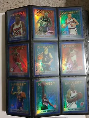 1995-96 Topps Finest Refractor Basketball Complete Set Of 221 With Peel  • $3200