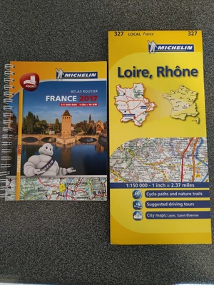 £3.99 • Buy Michelin Map 327 Loire, Rhone France Plus Pocket France Atlas New - Never Used