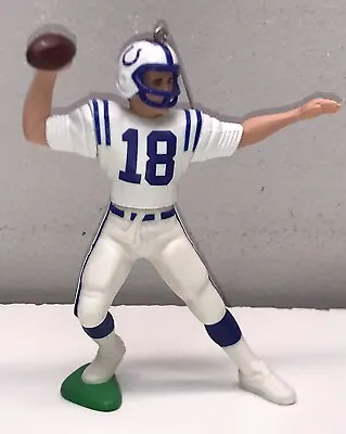 NFL Starting Lineup Indy Colts #18 Peyton Manning Football Ornament Figurine Toy • $14.99