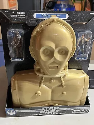 Star Wars C-3PO Carrying Case Han Solo Chewbacca Figures OTC NEW SEALED BOX • $69.99