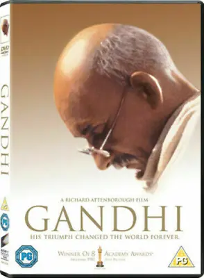 Gandhi DVD Drama (2011) Ben Kingsley Quality Guaranteed Reuse Reduce Recycle • £2.20