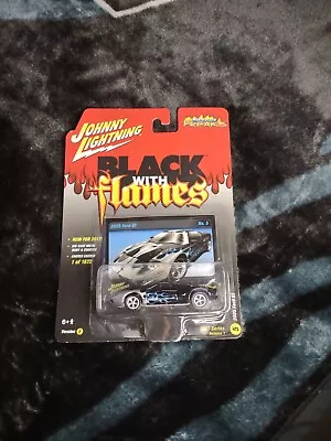 2017 Johnny Lightning Black With Flames - 2005 Ford GT 1 / 1672  B2  • $7.99