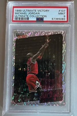 1999 UD Victory #107 MICHAEL JORDAN Ultimate Collection #14/100 PSA 9 POP 10 • $595