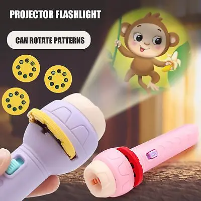 $3.10 • Buy Flashlight Cartoon Projector Realistic 24Pattern Cute Animal Toy Education Gift#
