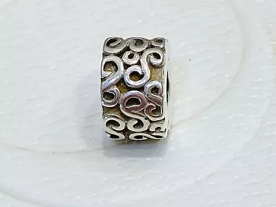 Authentic Pandora Sterling Silver Serpentine Clip Charm 790338 Retired • $19