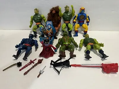 MOTU 1980's Masters Of The Universe Vintage He-man Action Figures LOT • $34.99