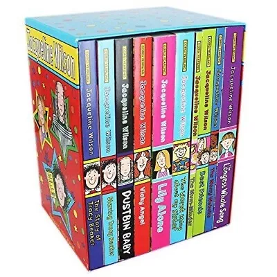 Jacqueline Wilson 10 Book Box Set Inc Tracy Beaker Rrp £67.90 VGC FREE POSTAGE • £16.99