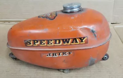 1970s VINTAGE SPEEDWAY Shrike MINI BIKE Gas Tank Rare  Butcher Bird • $471.20