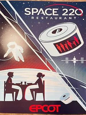 Reproduction Epcot Space 220 Restaurant 11  X 14  Poster • $14.99