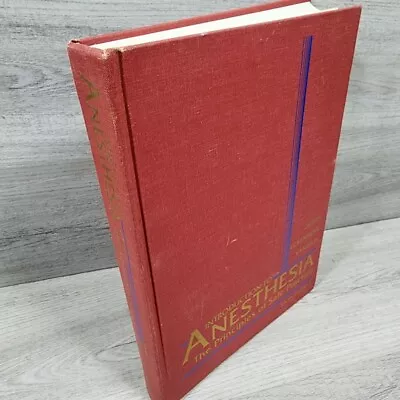 1982 Anesthesia Medical Old Vintage Book Poor Condition Highlights Writing 2312i • $11.62