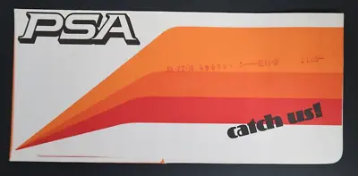PSA Catch Us! Pacific Southwest Airlines Travel Souvenir Envelope 1978 W/Stub • $18.87