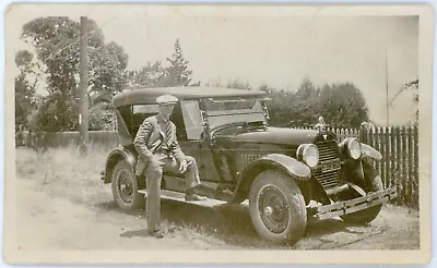 $3.99 • Buy Vintage Snapshot Photo Leroy W C.1925 Hudson Touring Car Firmona Ave Lawndale CA