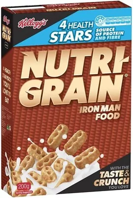 Kellogg's Nutri-Grain Protein Breakfast Cereal 200g • $9.93