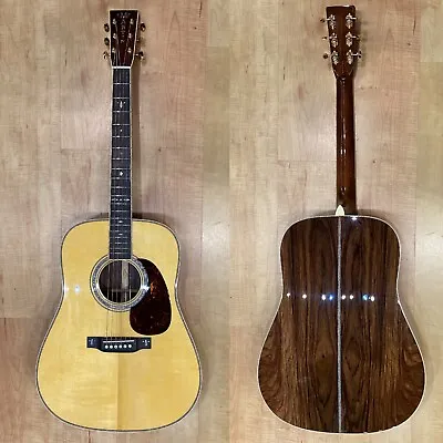 Martin Custom Shop D-style 14 Fret Acoustic Guitar Wild Grain Rosewood Set #72 • $6459