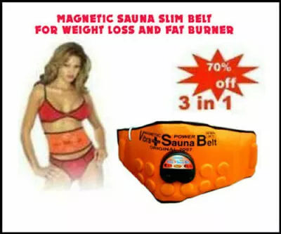 Magnetic Sauna Belt Fat Burner Vibrate Massage Slim Waist Belly Weight Loss Belt • $49.99