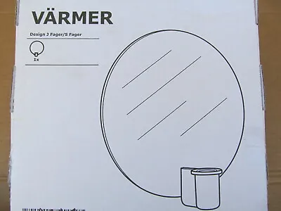 IKEA Varmer 10-inch Round Candle Holder Wall Sconce 104.405.60 • $5.95