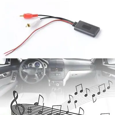 Universal Bluetooth AUX Receiver Module 2 RCA Cable Adapter Stereo Car H9H2 • £6.06