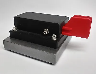 Double Paddle Morse Code Key With 1/2  Steel Base - Made In USA • $64.95