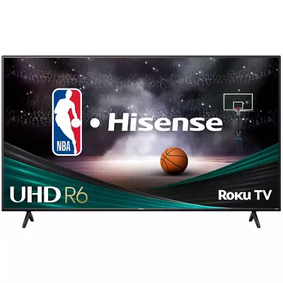 Hisense 75  Class 4K UHD LED LCD Roku Smart TV HDR R6 Series 75R6E4 • $202.50