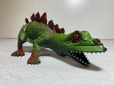 Large Vintage Hong Kong Dinosaur Dragon Chinasaur Stegosaurus Plastic Figure 3 • $19.95