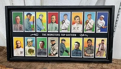 T206 Tobacco Baseball Card Monster Top 16 Sign ! WOW Awesome 12x24 Ty Cobb • $64.95