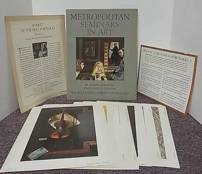 Metropolitan Seminars In Art Portfolio 2 Canaday (1958 HC)  W 12 Color Plates • $18.49