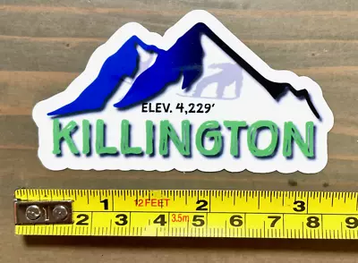 Killington Sticker Decal Vermont Ski Snowboard Mountain Jay Peak Stowe Okemo • $3.99