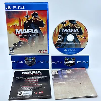 Mafia: Definitive Edition - PS4 Sony PlayStation 4 W/ Poster • $17.99