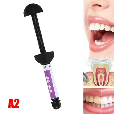 1 Pack Light Cure Micro Hybrid Dental Resin Composite Syringe Shade A2 • $18.90
