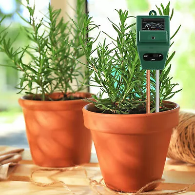 3-in-1 Soil Tester Meter For Garden Lawn Plant Moisture/Light/pH Sensor Tool US • $6.99