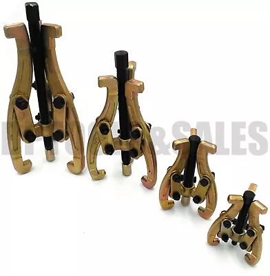 4pc Mechanic Gear Puller 3 Jaw Set 3  4  6  8   Gear Pulley Bearing Puller Auto • $39.99