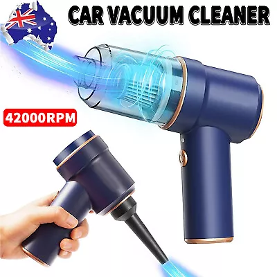 42000RPM Cordless Handheld Car Vacuum Cleaner Mini Portable Auto Wireless Duster • $21.32