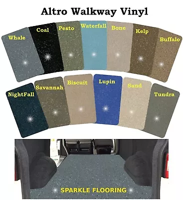 £59.99 • Buy Various Camper Van Walkway Vinyl - Anti Slip Safety Flooring - Bathroom Lino