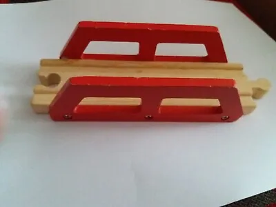 Chad Valley Wooden Train Bridge Compatible With Brio Etc • £5