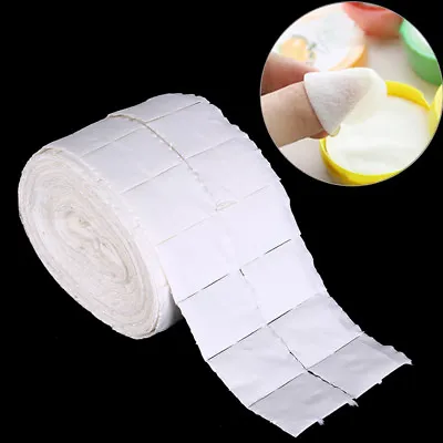 500X Wipe Nail Polish Gel Remover Paper Cotton Pads Roll Nail Art Cleaner A__- • $9.43