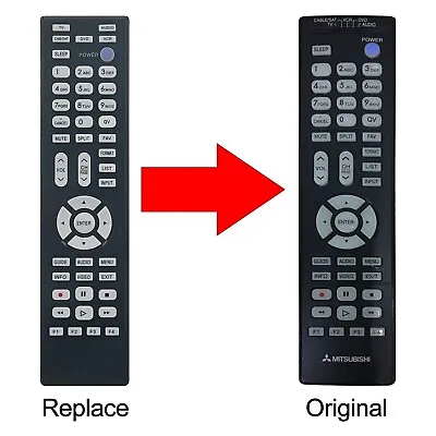 290P187040 Remote Control For Mitsubishi TV WD-73640WD-73740WD-82840WD-92840 • $11.97