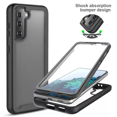 360 Full Hybrid Shockproof Case For Samsung S24 S23 S22 S21 FE A13 A52s A53 A54 • £5.95