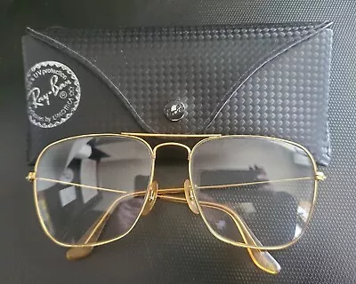 Vintage B&L Ray Ban Glasses 1/30 10k  GO Square USA  • $150