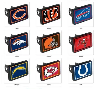 NFL Trailer Hitch Cap Cover Universal By WinCraft -Select- Team Below • $26.99