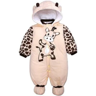 £18.57 • Buy Baby Boy Girl Cute Bodysuit Fur Soft Hooded Romper Clothes Infant Newborn Outfit