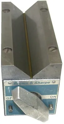 Brown & Sharpe Precision Magnetic Vee Block No. 599-750-4 • $349